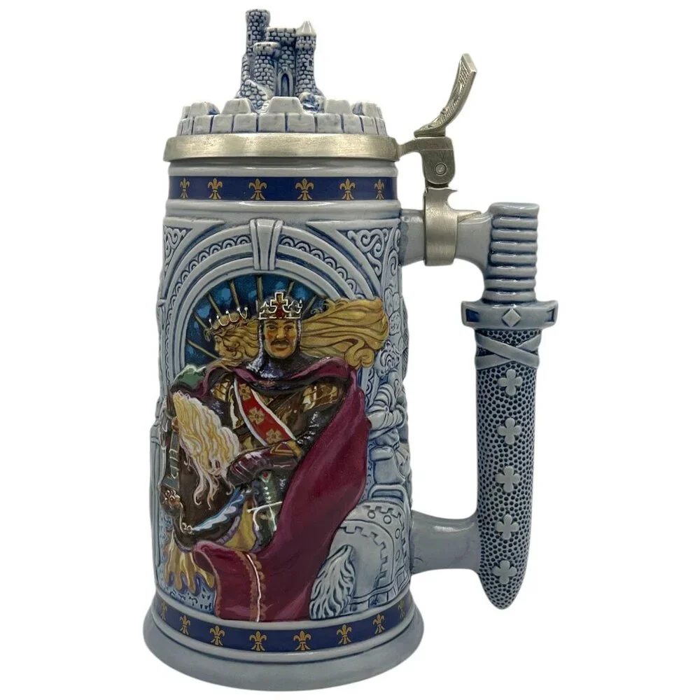 Avon Knights Of The Realm Collectible Stein With Lid & Sword Handle - Picture 5 of 10